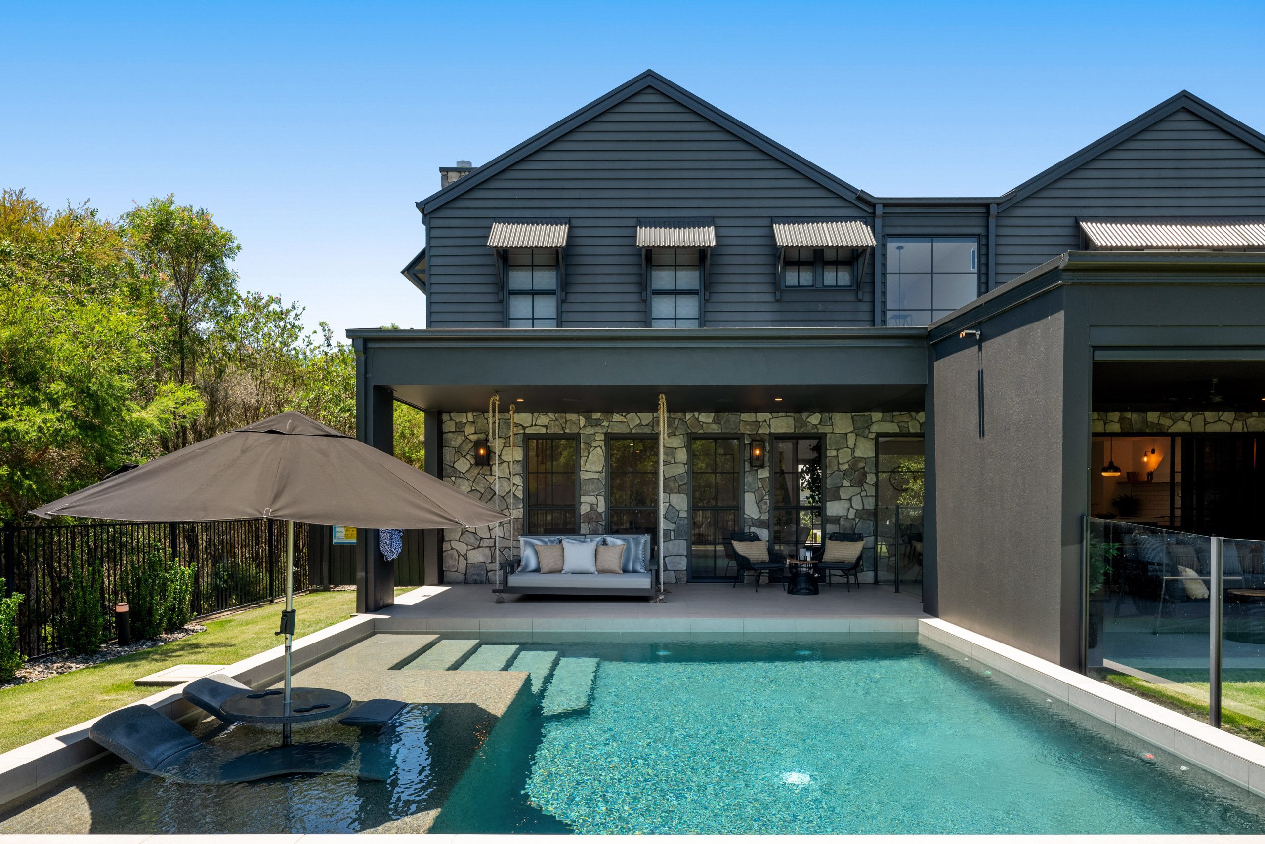 Resort-style pool area in Ascot – RealScope property photography